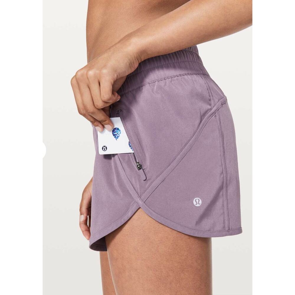 Lululemon Tracker Short V Smoked Mulberry Purple 4" inseam sz 6